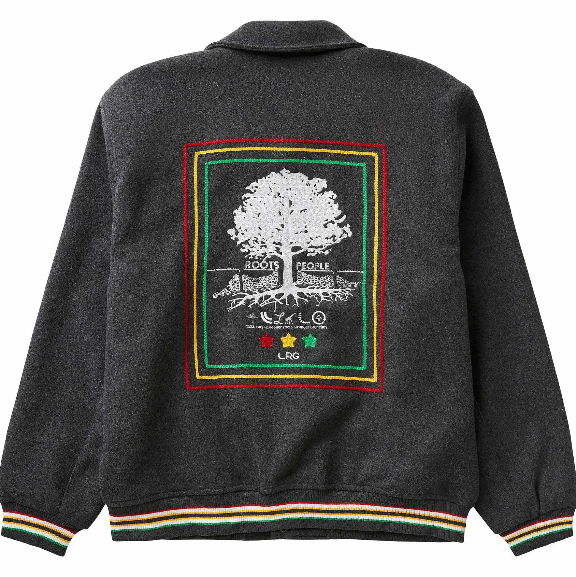 Hot Chaqueta De Lana Team Roots People Hombres Ropa De Calle