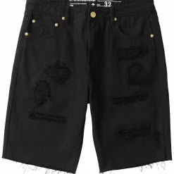 Best Sale Pantalones Cortos Vaqueros Reaper Hombres Bermudas