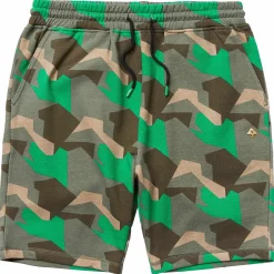Best Sale Shorts Deportivos Con Estampado Geometrico Levantado Hombres Bermudas