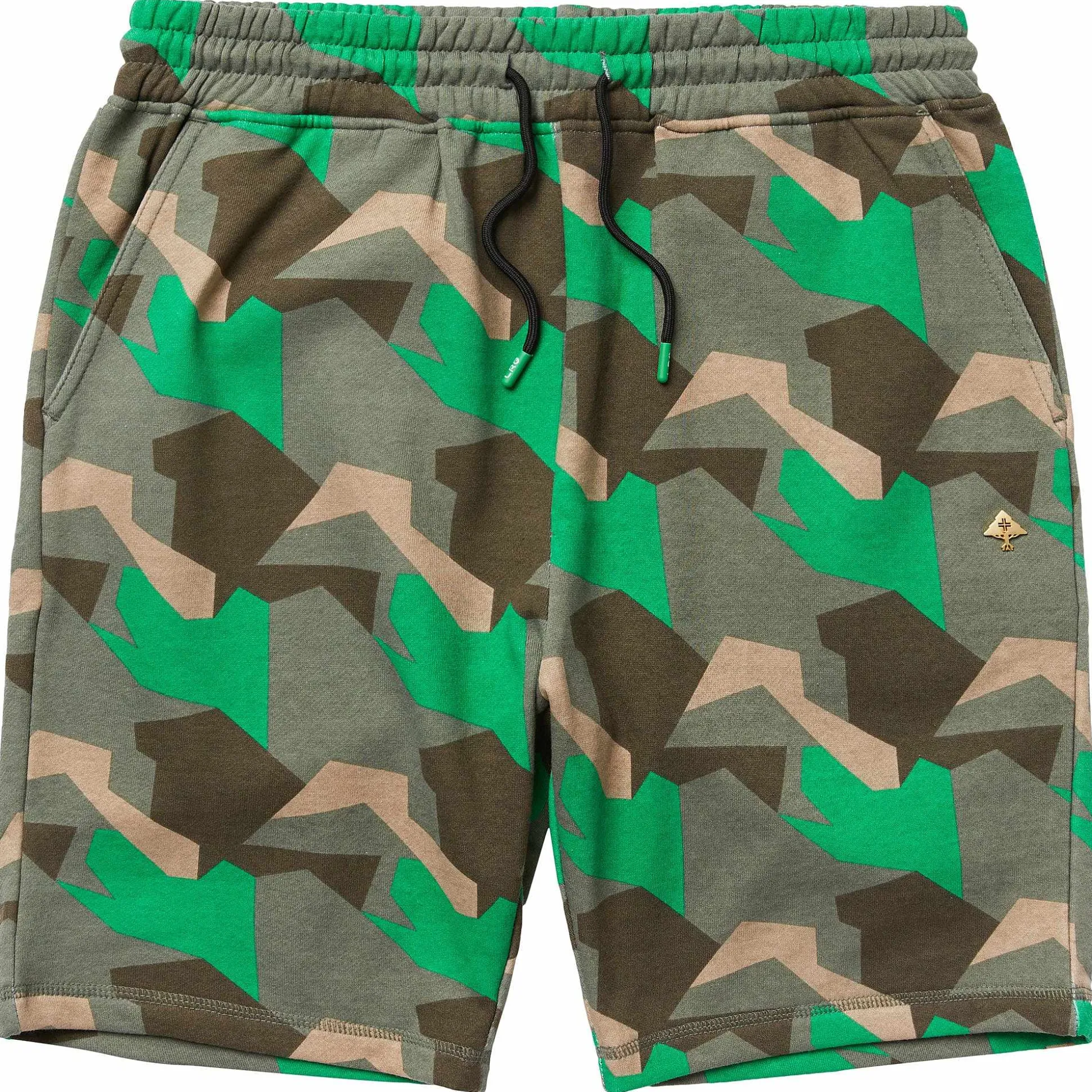 Best Sale Shorts Deportivos Con Estampado Geometrico Levantado Hombres Bermudas