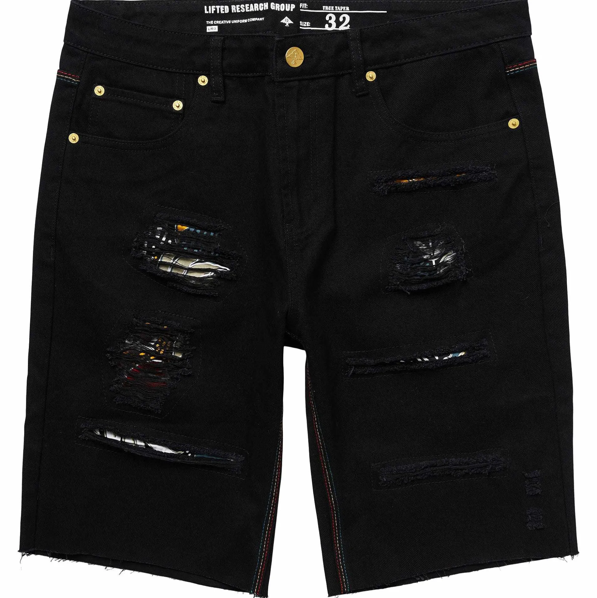 Clearance Shorts Vaqueros Con Raices Tropicales Hombres Bermudas