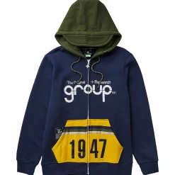 Outlet Sudadera Con Capucha Y Cremallera Completa Del Grupo Original Hombres Ropa De Calle