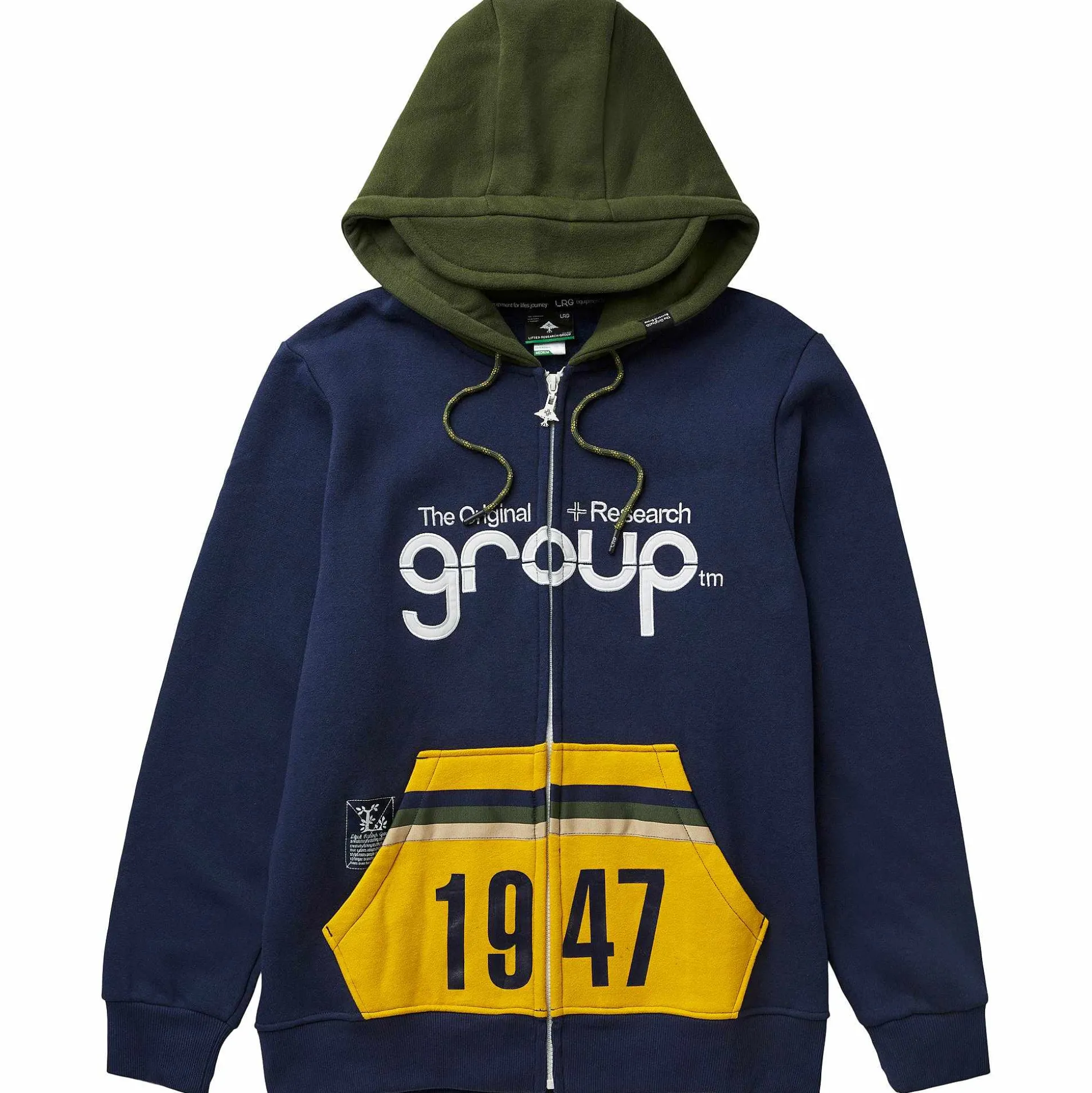 Outlet Sudadera Con Capucha Y Cremallera Completa Del Grupo Original Hombres Ropa De Calle