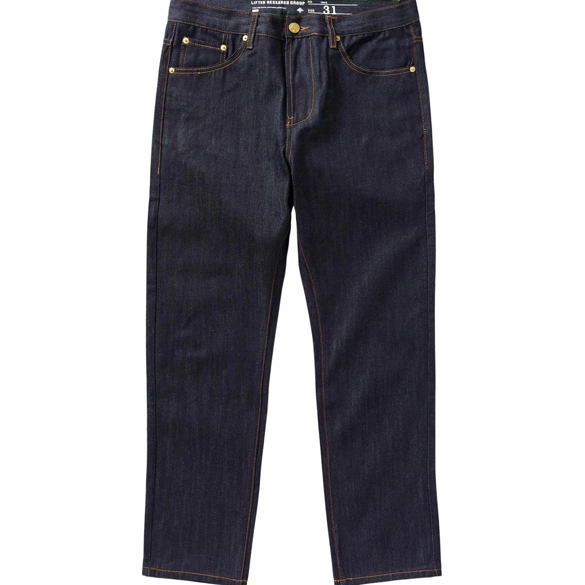 Shop Vaqueros De Mezclilla Con Corte Conico Hombres Pantalones