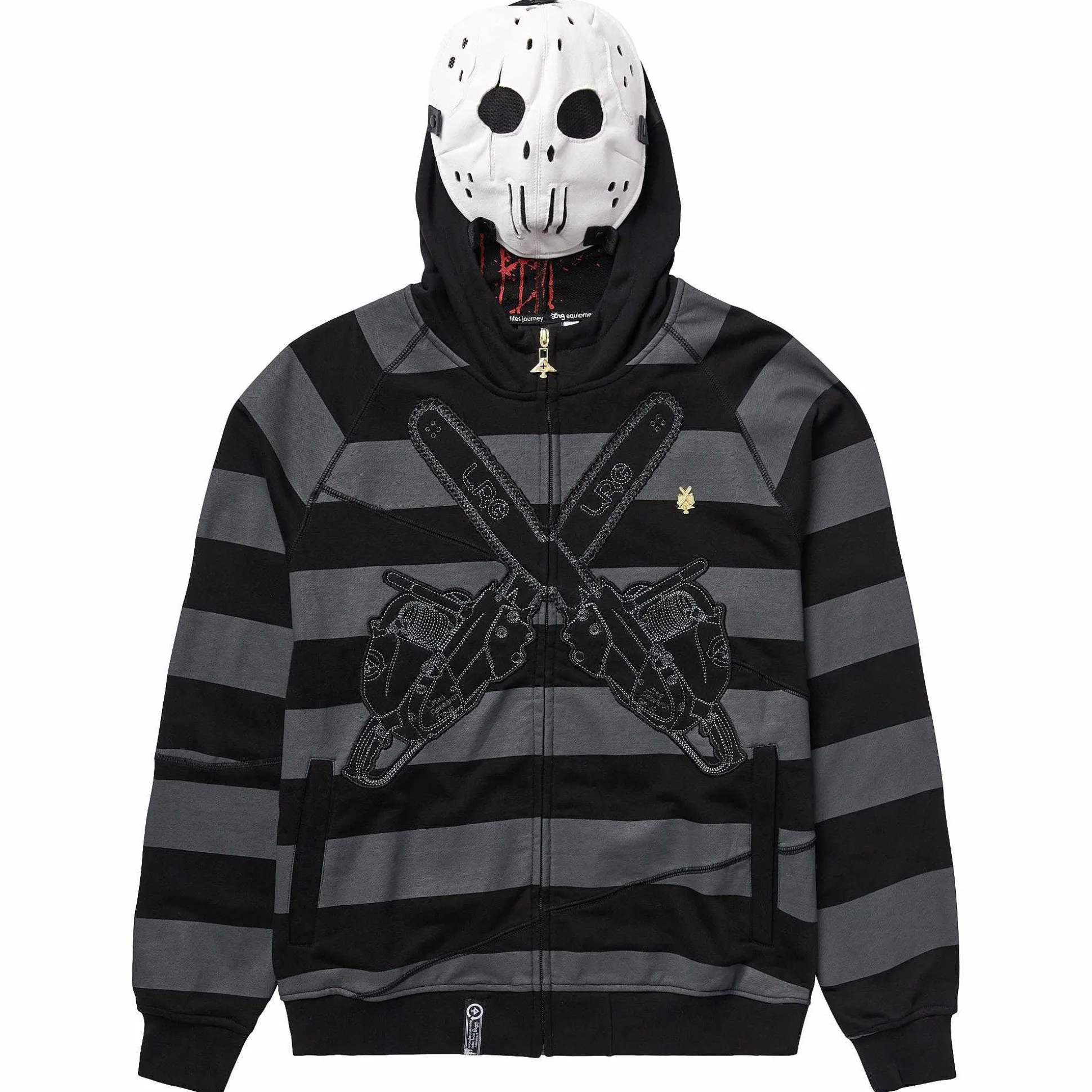 Flash Sale Viernes 47 Sudadera Con Capucha Y Cremallera Hombres Herencia